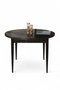 Hanah Home Mesa de Comedor Rox - Mármol Negro y Negro